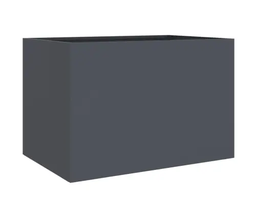 Puķu Kaste, Pelēka, 62X47X46 Cm, Tērauds Vidaxl