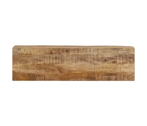 Konsoollaud, 110 X 30 X 75 cm Töötlemata Mangopuit Ja Raud