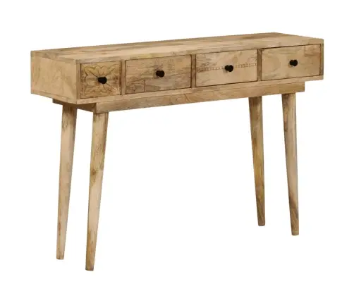 Konsoles Galdiņš, 110X30X75 Cm, Mango Masīvkoks Vidaxl