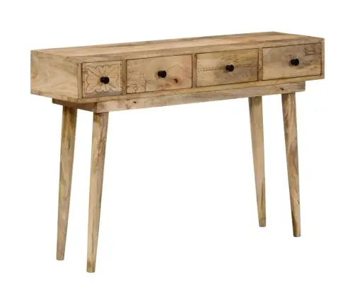 Konsoles Galdiņš, 110X30X75 Cm, Mango Masīvkoks Vidaxl