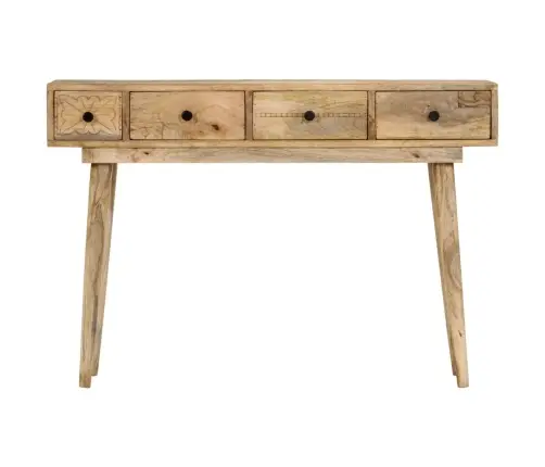 Konsoles Galdiņš, 110X30X75 Cm, Mango Masīvkoks Vidaxl