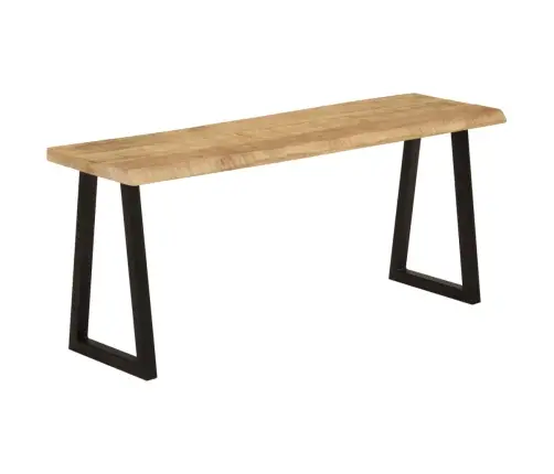 Suoliukas Su Gyvu Kraštu, 105cm Mango Medienos Masyvas