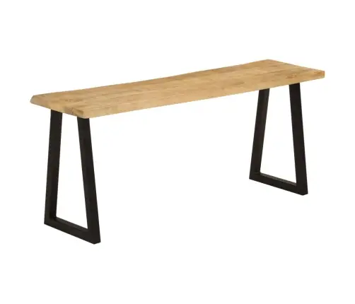 Suoliukas Su Gyvu Kraštu, 105cm Mango Medienos Masyvas