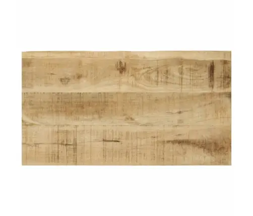 Galdiņi, 3 Gab., Ar Dabīgas Formas Malu, Sabīdāmi, Mango Koks Vidaxl