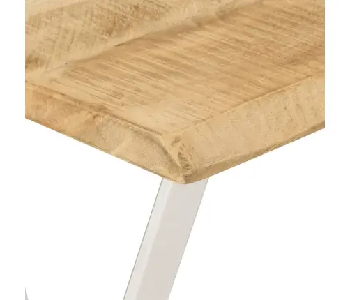 Galds, Dabīgas Formas Malas, 105X33X76 Cm, Mango Masīvkoks Vidaxl