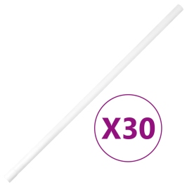 Kabeļu Kanāli Ar Klipšiem, Ø20 Mm, 30 M, Pvc Vidaxl