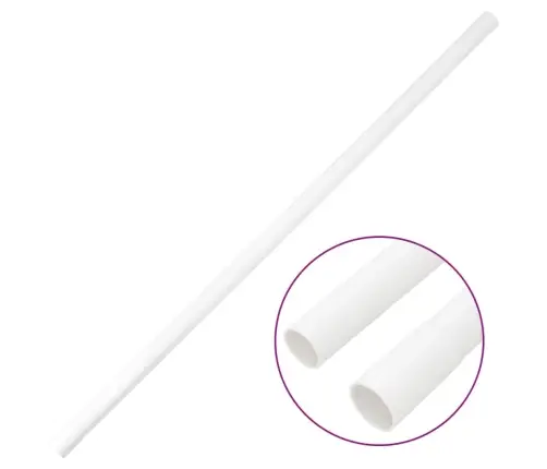 Kabeļu Kanāli Ar Klipšiem, Ø25 Mm, 10 M, Pvc Vidaxl