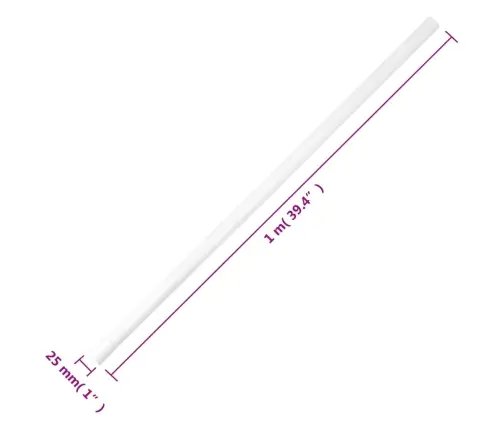 Kabeļu Kanāli Ar Klipšiem, Ø25 Mm, 30 M, Pvc Vidaxl