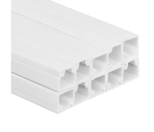 Kabeļu Kanāli, 25X16 Mm, 10 M, Pvc Vidaxl