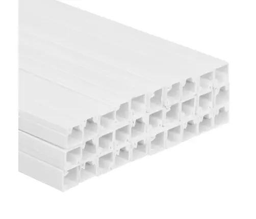 Kabeļu Kanāli, 10X10 Mm, 30 M, Pvc Vidaxl