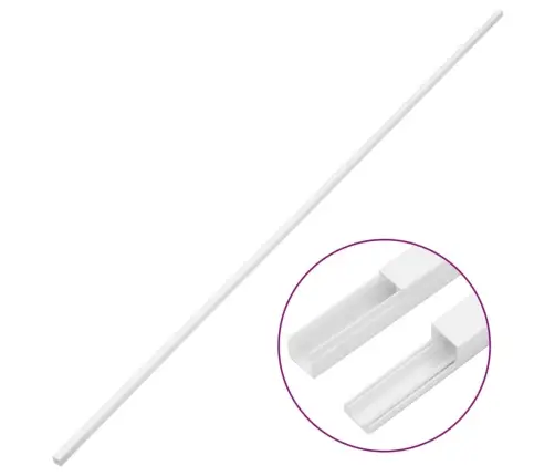 Kabeļu Kanāli, 20X10 Mm, 30 M, Pvc Vidaxl