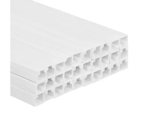 Kabeļu Kanāli, 20X10 Mm, 30 M, Pvc Vidaxl