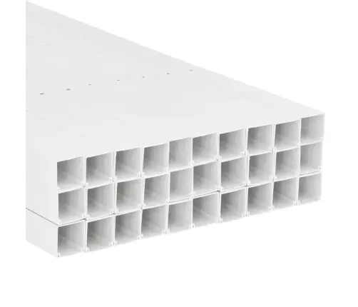 Kabeļu Kanāli, 33X33 Mm, 30 M, Pvc Vidaxl