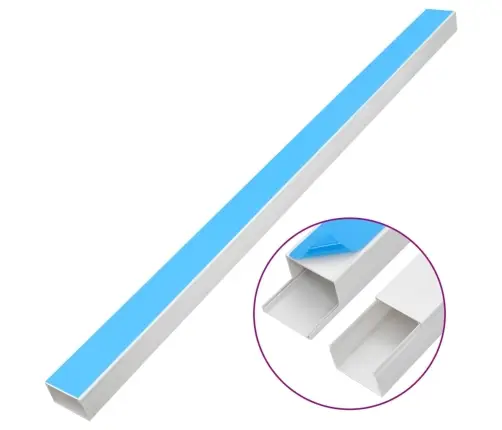 Kabeļu Kanāli, Pašlīmējoši, 150X50 Mm, 10 M, Pvc Vidaxl