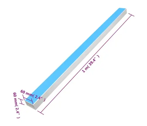 Kaablikanal Iseliimuv 60X60 Mm 10 M Pvc