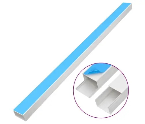 Kabelių Kanalas, 100X60Mm, 10M, Pvc, Savaime Prilimpantis