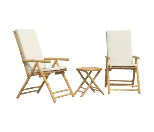 3-Osaline Kokkupandav Bistrookomplekt, Kreemjasvalged Padjad