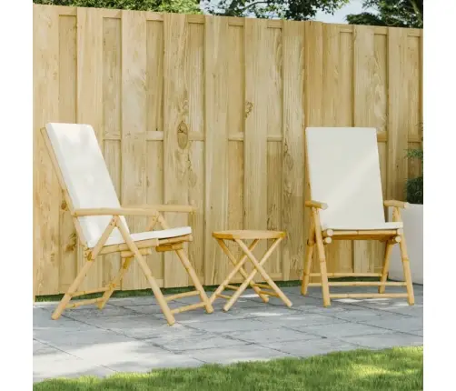 3-Osaline Kokkupandav Bistrookomplekt, Kreemjasvalged Padjad