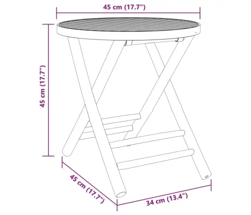 Bistro Komplektas Su Pilkomis Pagalvėlėmis, 3 Dalių, Bambukas