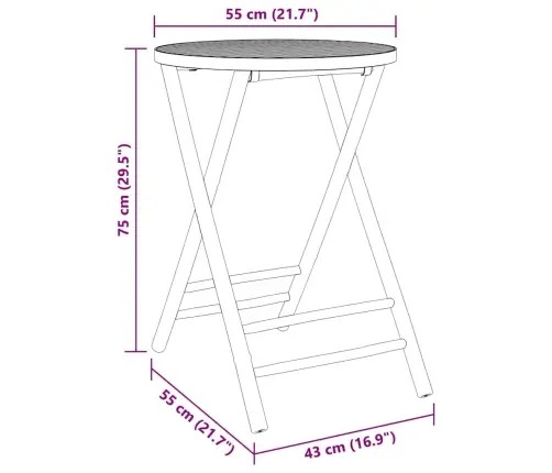 3-Osaline Kokkupandav Bistrookomplekt, Tumehallide Patjadega