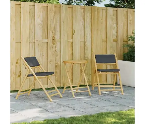 3-Osaline Kokkupandav Bistrookomplekt, Tumehallide Patjadega