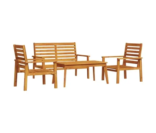 4-Daļīgs Dārza Atpūtas Mēbeļu Komplekts, Akācijas Masīvkoks Vidaxl