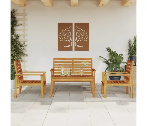 4-Daļīgs Dārza Atpūtas Mēbeļu Komplekts, Akācijas Masīvkoks Vidaxl
