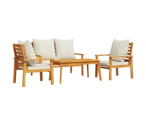 Sodo Komplektas Su Pagalvėlėmis, 4 Dalių, Akacijos Masyvas