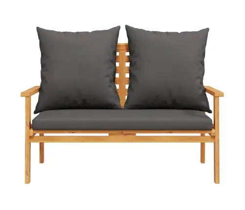 3-Osaline Aiamööbli Komplekt Patjadega, Akaatsiapuit