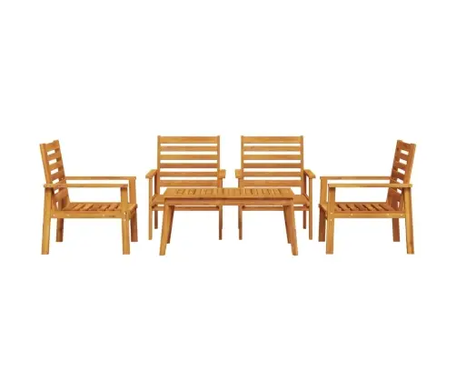 5-Daļīgs Dārza Atpūtas Mēbeļu Komplekts, Akācijas Masīvkoks Vidaxl