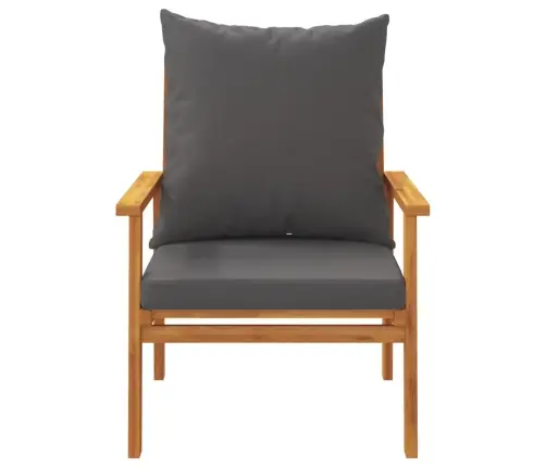 5-Daļīgs Dārza Atpūtas Mēbeļu Komplekts Ar Matračiem, Akācija Vidaxl