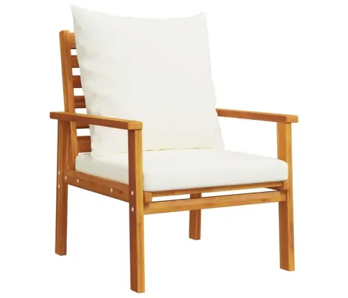 3-Osaline Aiamööbli Komplekt Patjadega, Akaatsiapuit Vidaxl