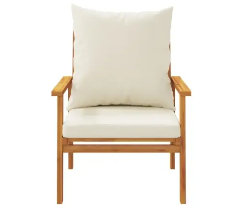 3-Osaline Aiamööbli Komplekt Patjadega, Akaatsiapuit Vidaxl