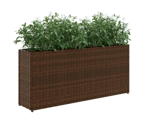 Taimekastid 2 Potiga, 2 Tk, Pruun, 90 X 20 X 40 cm Polürotang