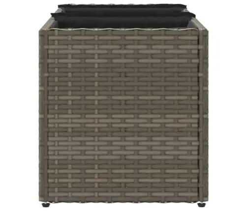 Dārza Puķu Kastes, 3 Podi, 2 Gab., 105X30X32 Cm, Pelēks Pe Vidaxl