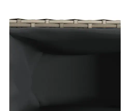 Dārza Puķu Kastes, 3 Podi, 2 Gab., 105X30X32 Cm, Pelēks Pe Vidaxl