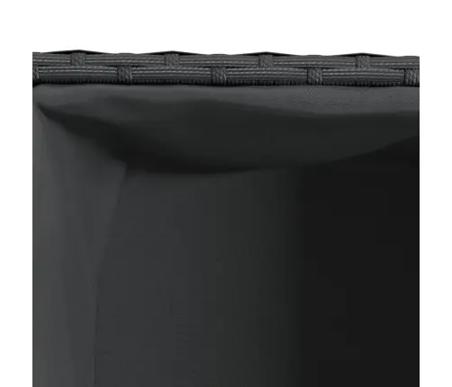 Taimekastid 2 Potiga, 2 Tk, Must, 72X30X32 cm Polürotang