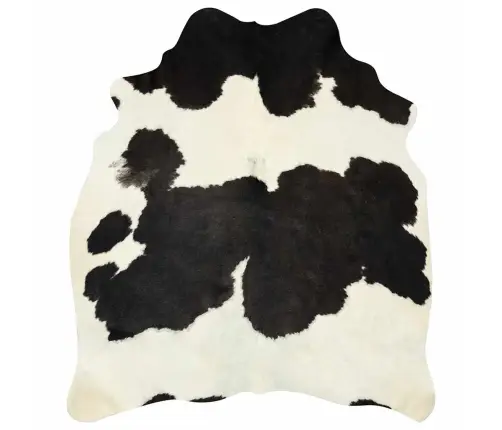 Ehtsast Veisenahast Vaip, Must Ja Valge, 180 X 220 Cm