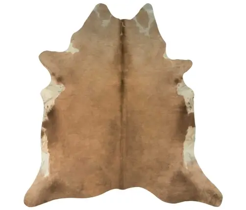Paklājs, Dabīga Govs Āda, Brūns Un Balts, 180X220 Cm Vidaxl