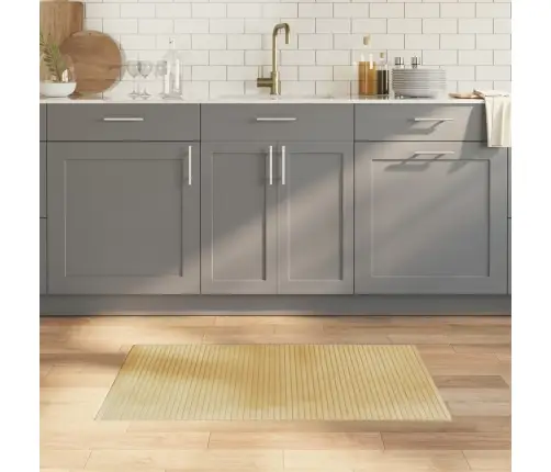 Paklājs, Taisnstūra Forma, Dabīga Krāsa, 60X100 Cm, Bambuss Vidaxl Paklājs, Taisnstūra Forma, Dabīga Krāsa, 60X100 Cm, Bambuss Vidaxl