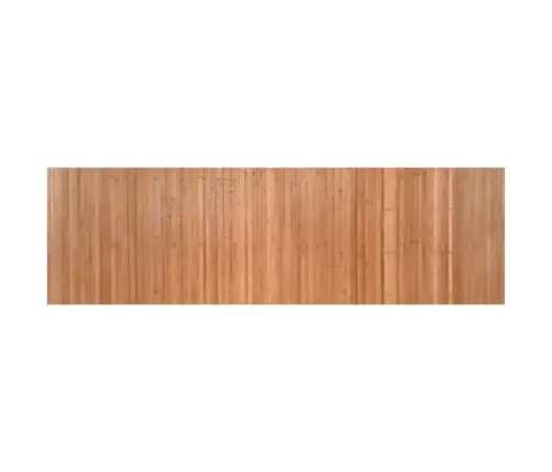 Paklājs, Taisnstūra Forma, Dabīga Krāsa, 60X200 Cm, Bambuss Vidaxl