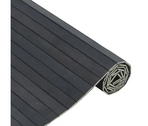 Kilimas, Pilkos Spalvos, 60X200cm Bambukas, Stačiakampis