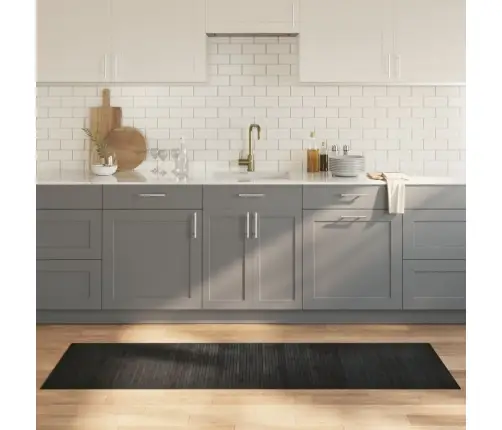 Kilimas, Pilkos Spalvos, 60X200cm Bambukas, Stačiakampis