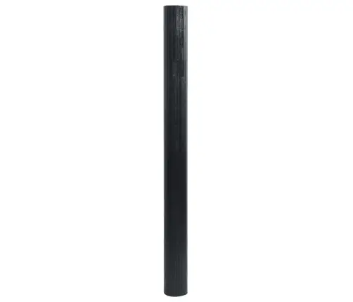 Paklājs, Taisnstūra Forma, Melns, 60X500 Cm, Bambuss Vidaxl