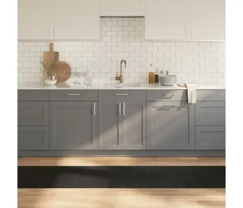 Paklājs, Taisnstūra Forma, Melns, 60X500 Cm, Bambuss Vidaxl