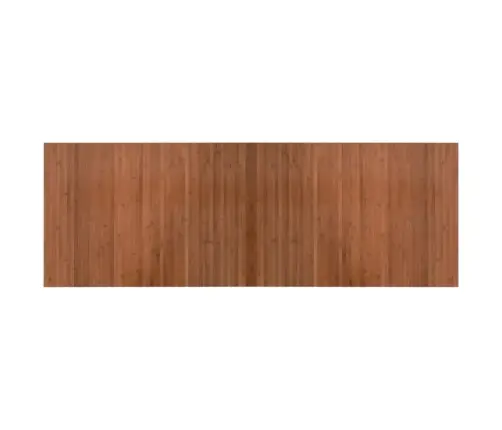 Paklājs, Taisnstūra Forma, Brūns, 70X200 Cm, Bambuss Vidaxl