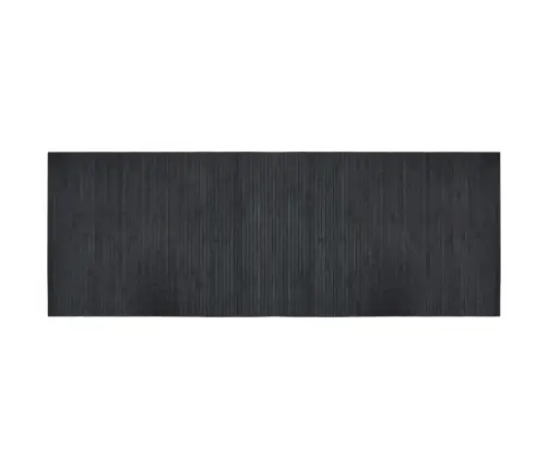 Paklājs, Taisnstūra Forma, Pelēks, 70X200 Cm, Bambuss Vidaxl