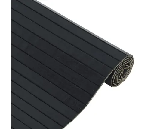 Kilimas, Juodos Spalvos, 70X300cm Bambukas, Stačiakampis