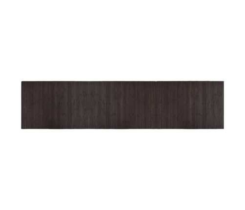 Paklājs, Taisnstūra Forma, Tumši Brūns, 70X300 Cm, Bambuss Vidaxl