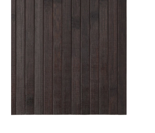 Paklājs, Taisnstūra Forma, Tumši Brūns, 70X300 Cm, Bambuss Vidaxl